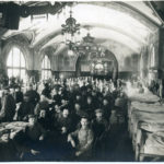 Auch in der Brauereigaststätte Dinkelacker war ein Lazarett eingerichtet. Sammlung Gohl