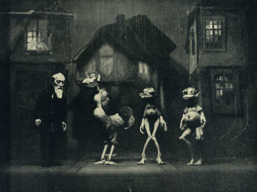 Deininger, Faust und die Dämonen, 1931, aus Theatre Arts