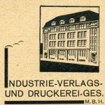Das Gebäude dieses Verlages besteht noch heute; wer kennt es? Ausschnitt aus einer Postkarte von 1931. Sammlung Gohl