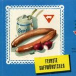 Würstchen, Fritz Wild AG, wohl 1970er-Jahre, Slg. MUSE-O