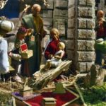 Anbetung der Könige, Kirchenkrippe in der Heilig-Geist-Kirche in Stuttgart-Ost von Walter Ohlhäuser. Foto: Cramer